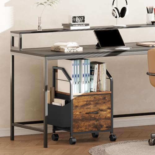 MAHANCRIS Small File Cabinet, Rolling Filing Cabinet for Under Desk - Image 2