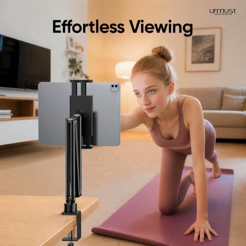 Tablet Stand for Desk, Adjustable iPad Holder for Bed, 4.7"-15.6" - Image 3