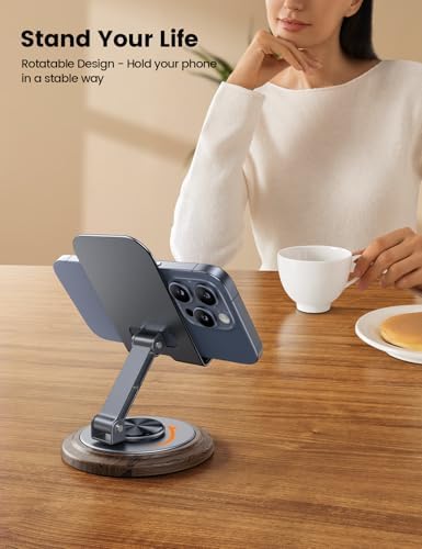 Lamicall Sturdy Grey Phone Stand, Desk Accessories for Men - Image 2