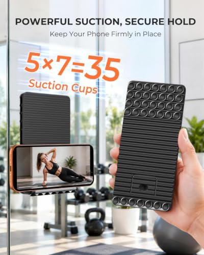 2026 Airplane Phone Holder with Suction Cups, Flexible Silicone Phone Stand - Image 2