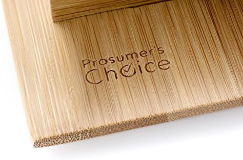 Prosumer's Choice Wooden Charging Station Organizer - 5-Port Base for Phones, Tablets and Laptops - Multi-Device Docking Station with Removable Divider Slots - Cord Box with Cable Management - Bamboo - Image 6