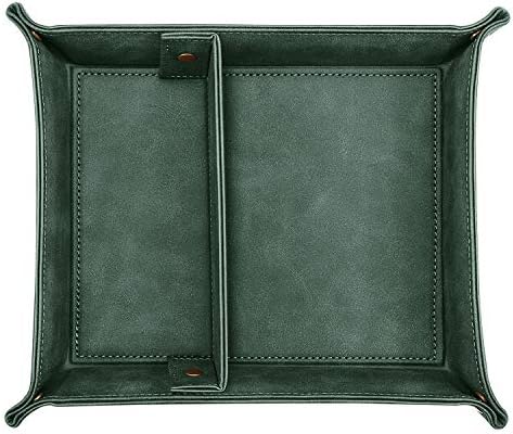 SITHON Valet Tray Desktop Storage Organizer with 2 Compartments - Image 2