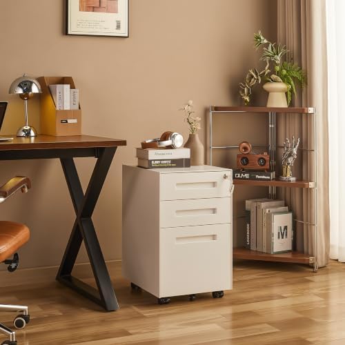 Fully Assembled Home Office Filing Cabinet with Lock - Image 2