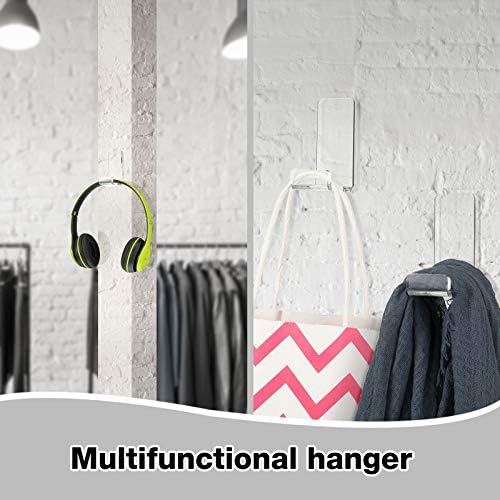Weewooday 4 Pieces Headphone Hanger Headset Stand Holder, Clear - Image 6