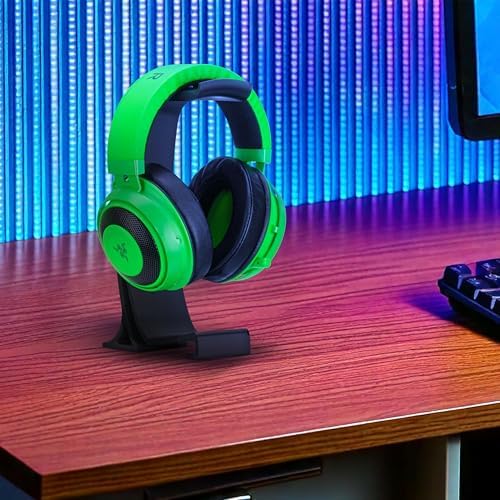 BRAINWAVZ Desktop Headphone Stand - Curved Hanger with Non-Slip Base & Cable Management- Compatible with SteelSeries, Sennheiser, Razer, Bose, Sony & More – (HP037) - Image 2