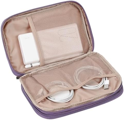 NISHEL Electronics Travel Organizer Cord Case, Charger Cable Tech Bag - Image 4