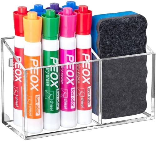 Magnetic Dry Erase Marker Holder for Whiteboard & Refrigerator by BEYGORM
