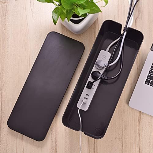 Naeety Cable Management Box, Large Cord Organizer Box to Hide Power Strip - Image 5