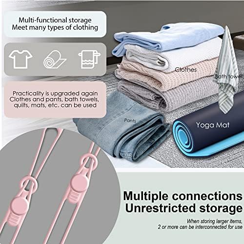 Silicone Cable Ties, Cord Organizer Cable Management,2Sizes-Pink - Image 5