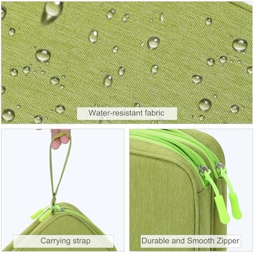 FYY Electronic Organizer, Travel Tech Pouch Bag, Large, Green - Image 4