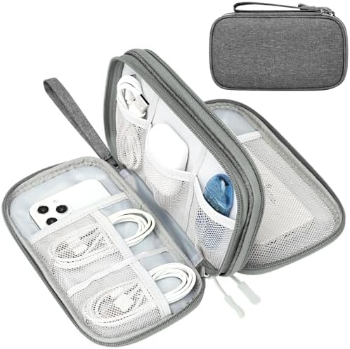 FYY Electronic Organizer, Travel Tech Pouch Bag, Medium, Dark Grey by FYY