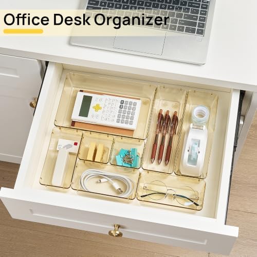 Vtopmart 25 Pack Plastic Drawer Organizers with Anti-slip Rubber Pads - Image 4