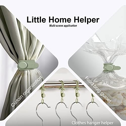 Silicone Cable Ties, Cord Organizer Cable Management(16Pcs-Green) - Image 6