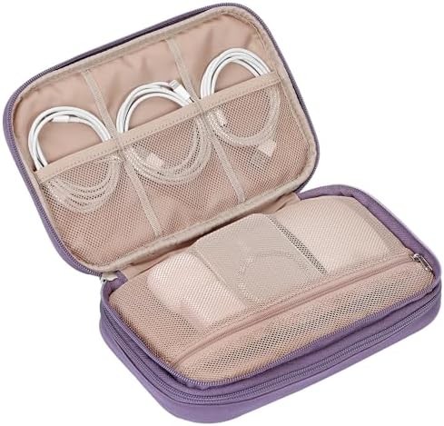 NISHEL Electronics Travel Organizer Cord Case, Charger Cable Tech Bag - Image 5