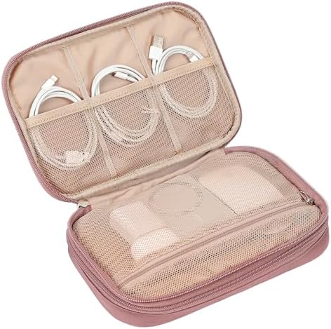 NISHEL Electronics Travel Organizer Cord Case, Charger Cable Tech Bag - Image 5