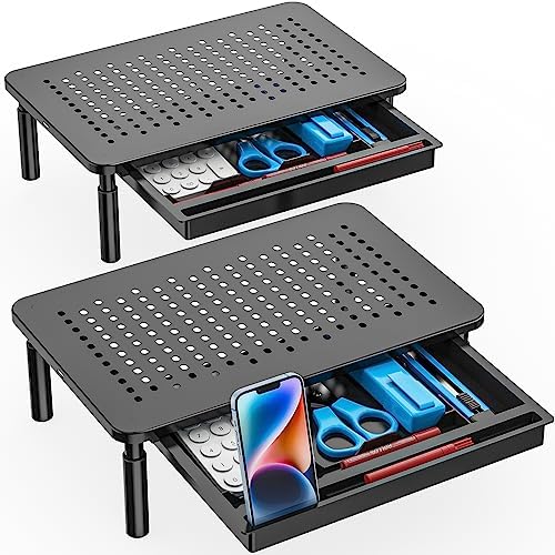 WALI Computer Monitor Stand with Storage by WALI