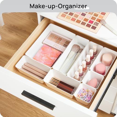 Vtopmart 25 Pack Plastic Drawer Organizers with Non-slip Rubber Pads - Image 4