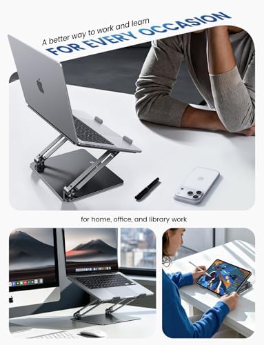 Lamicall Adjustable Laptop Stand for Desk for MacBook Air Pro HP 10-17.3'' - Image 6