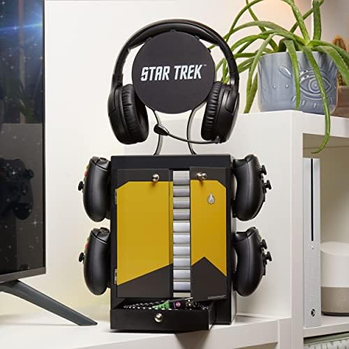 Numskull Star Trek Yellow Gaming Accessory Locker & Storage Stand - Image 2