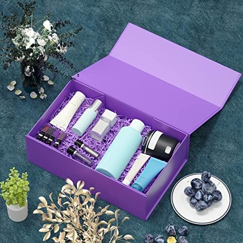 Purple Gift Box, 9.5x6x3'' Gift Boxes with Lids for Presents - Image 6