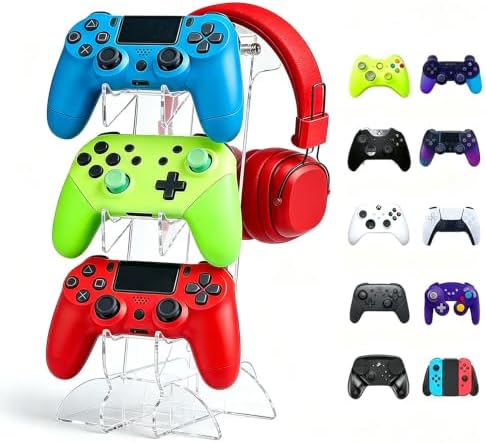 Controller Stand 3 Tiers, Universal Controller Holder Headphone Stand by Unknown