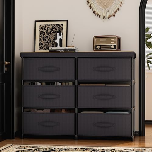 GcdPai Dresser 6 Fabric Drawer Stand Desktop Plastic Support Tube - Image 5