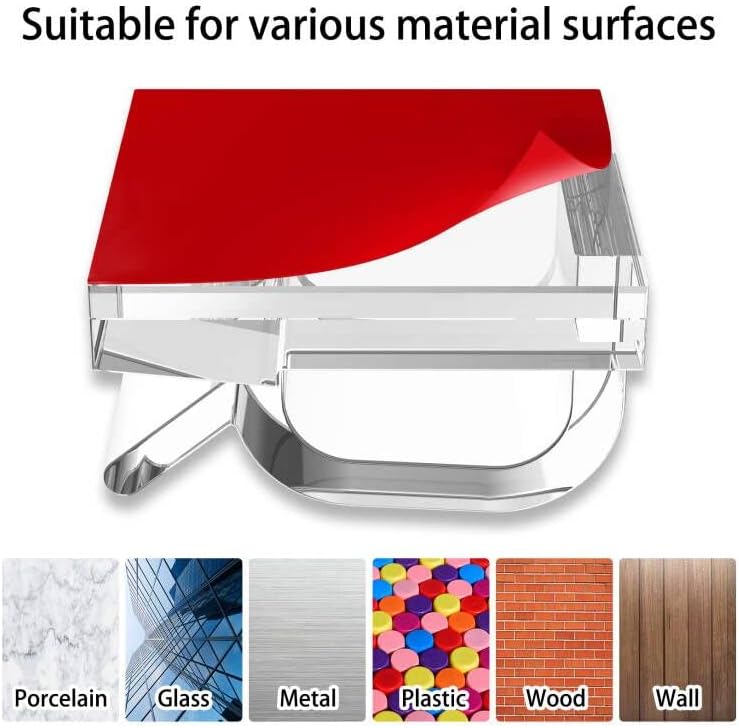200 Pcs Cable Clips, Adhesive Cable Organizer Cord Holder Wire Clip Wire Management Self Adhesive Hooks Wire Holder for Office, Home(Transparent, 200PCS) (Pack of 2) - Image 3