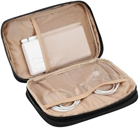 NISHEL Electronics Travel Organizer Cord Case, Charger Cable Tech Bag - Image 4