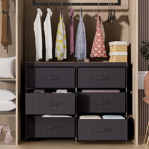 GcdPai Dresser 6 Fabric Drawer Stand Desktop Plastic Support Tube - Image 4