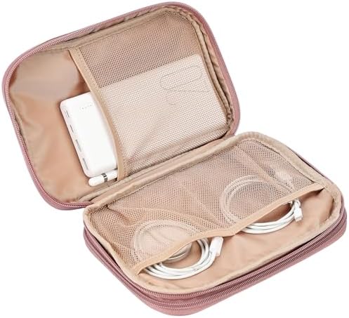 NISHEL Electronics Travel Organizer Cord Case, Charger Cable Tech Bag - Image 4