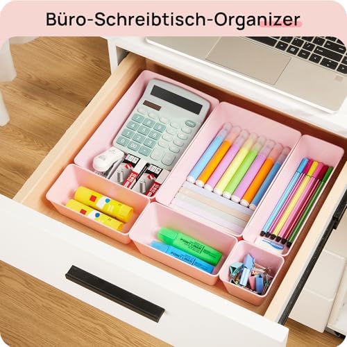 Vtopmart 25 Pack Plastic Drawer Organizers with Non-slip Rubber Pads - Image 6