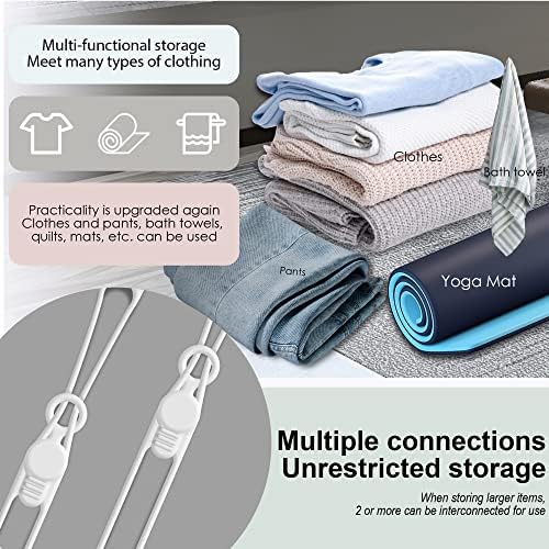 Silicone Cable Ties, Cord Organizer Cable Management,2Sizes-White - Image 5